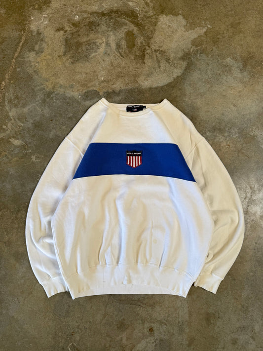 (L) Vintage Polo Sport Sweatshirt