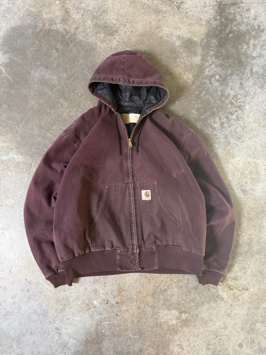 (XL) Vintage Carhartt Hooded Jacket