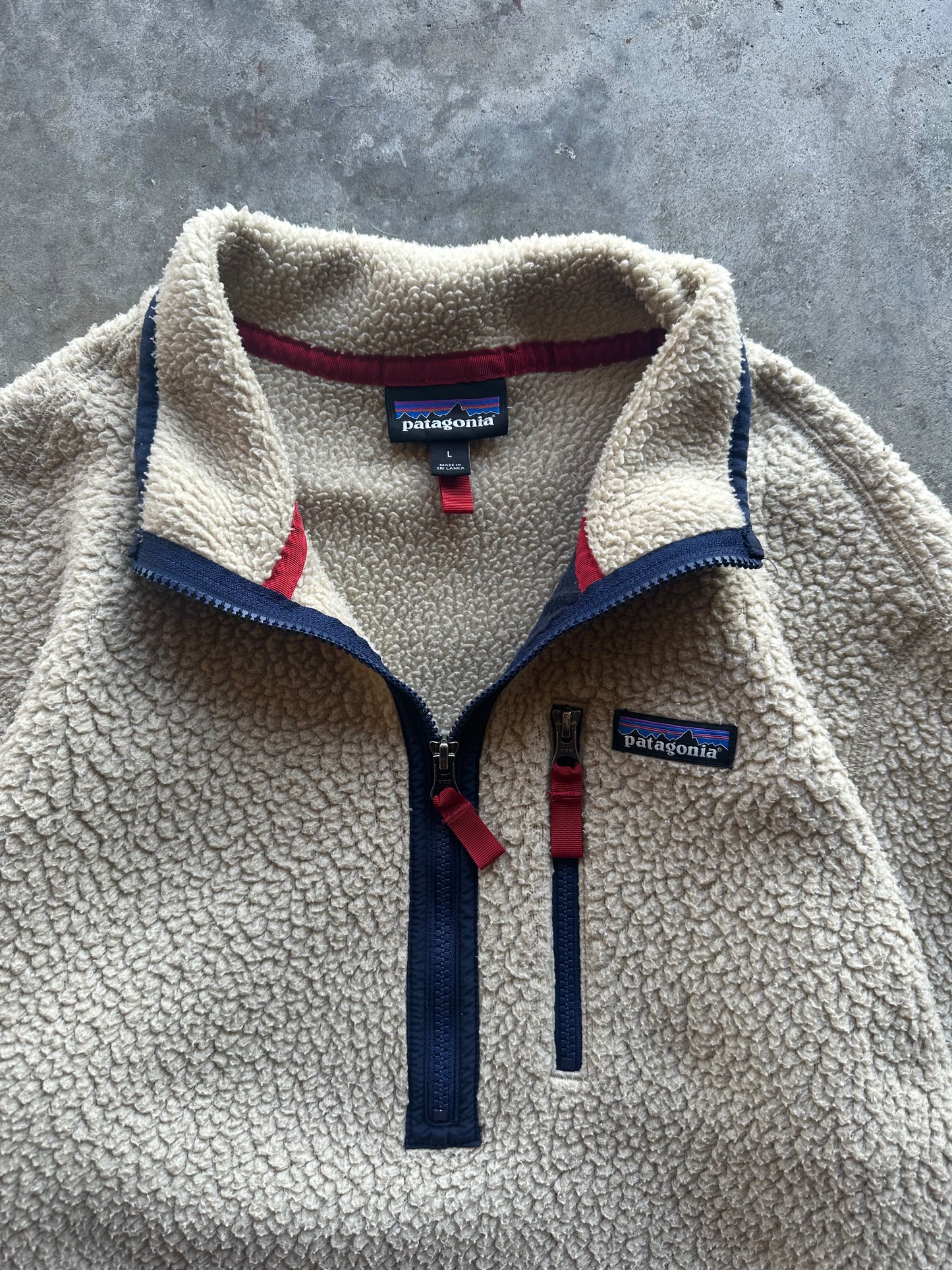 (L) 00s Patagonia Sherpa Half-Zip