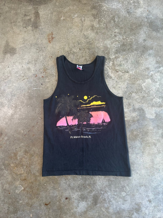 (M) Vintage Sunset Tank-Top