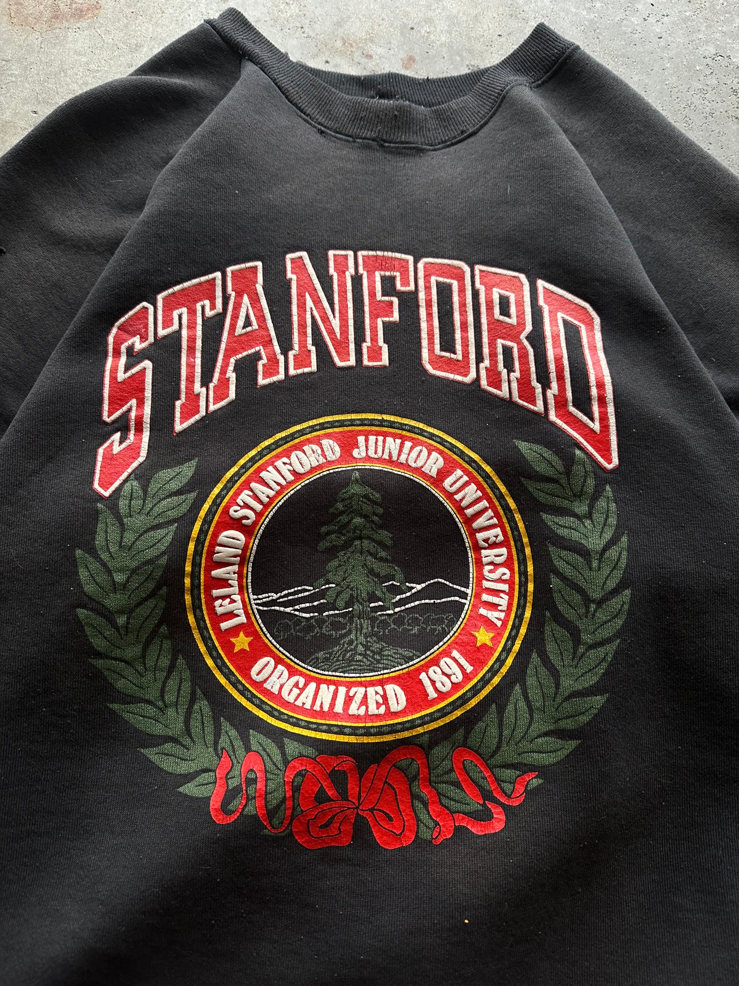 (L) Vintage 80's Stanford Sweatshirt