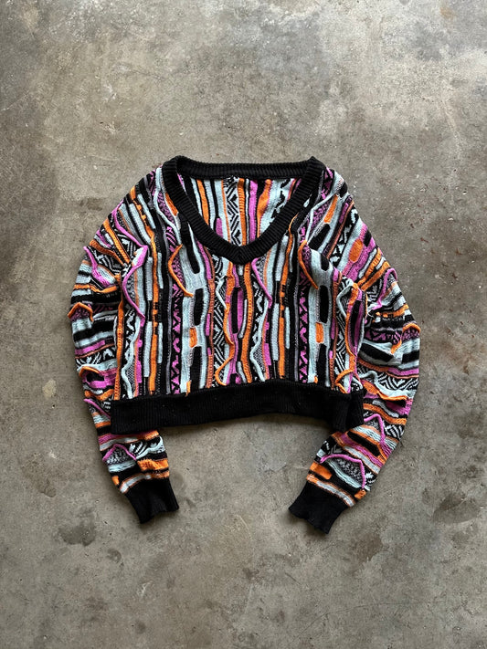 (M) Coogi-Like Cropped Sweater