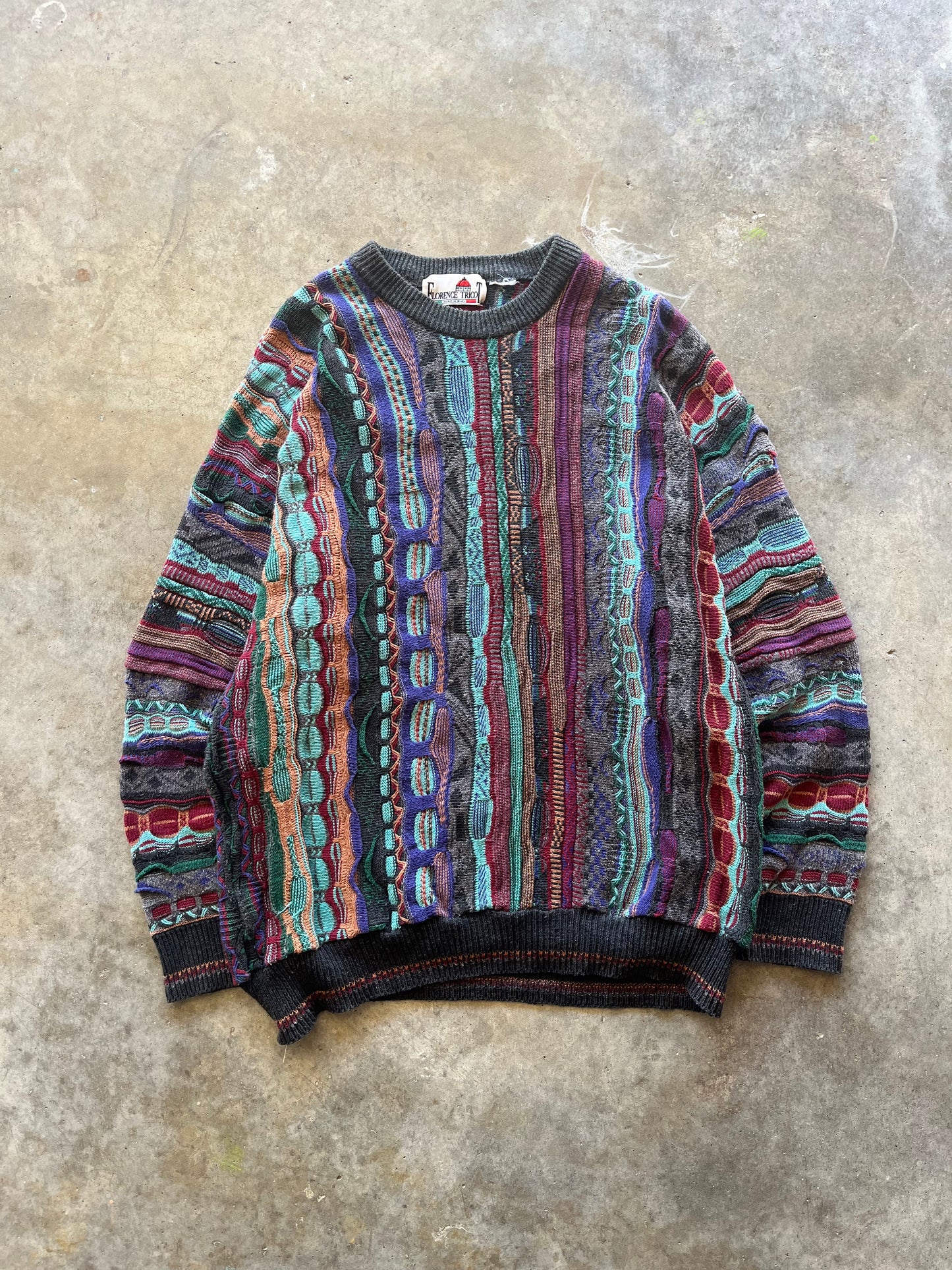 (XL) Vintage Coogi-Like Sweater