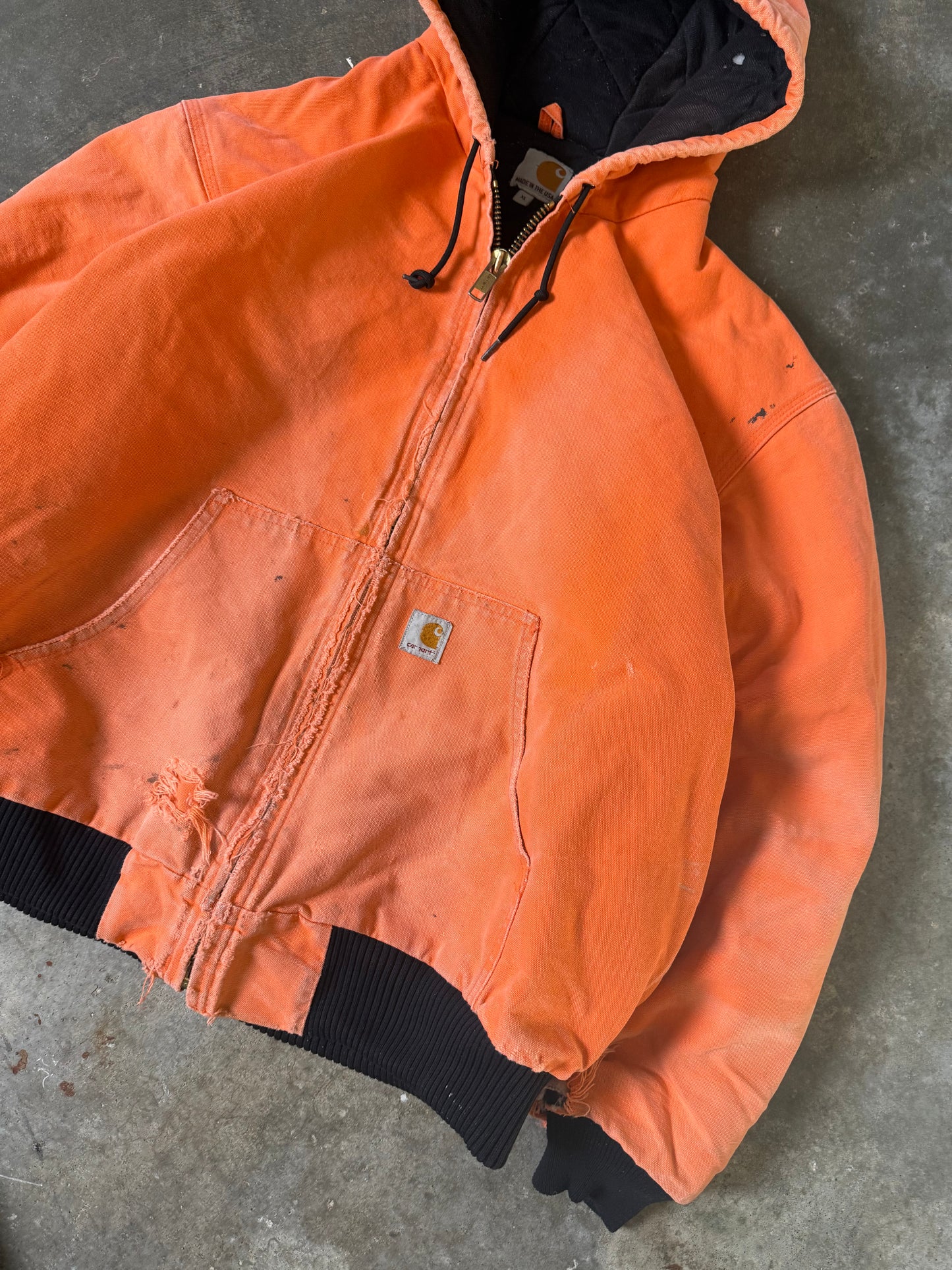 (XL) Vintage Carhartt Hooded Jacket