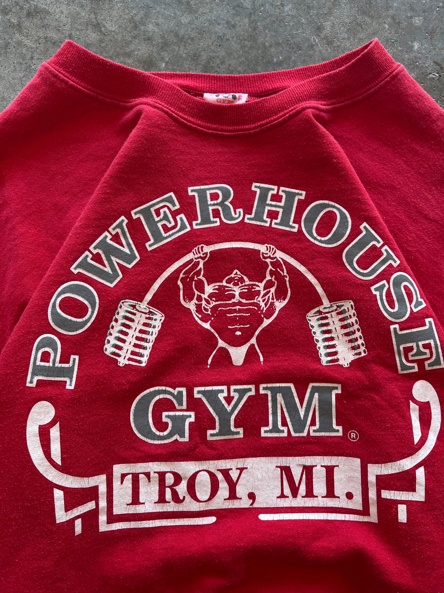 (XL) Vintage Gym Sweatshirt