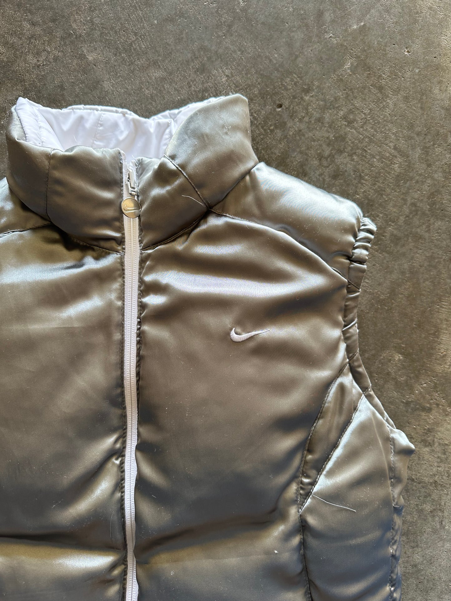 (M) 00s Nike Reversible Wmns Puffer Vest