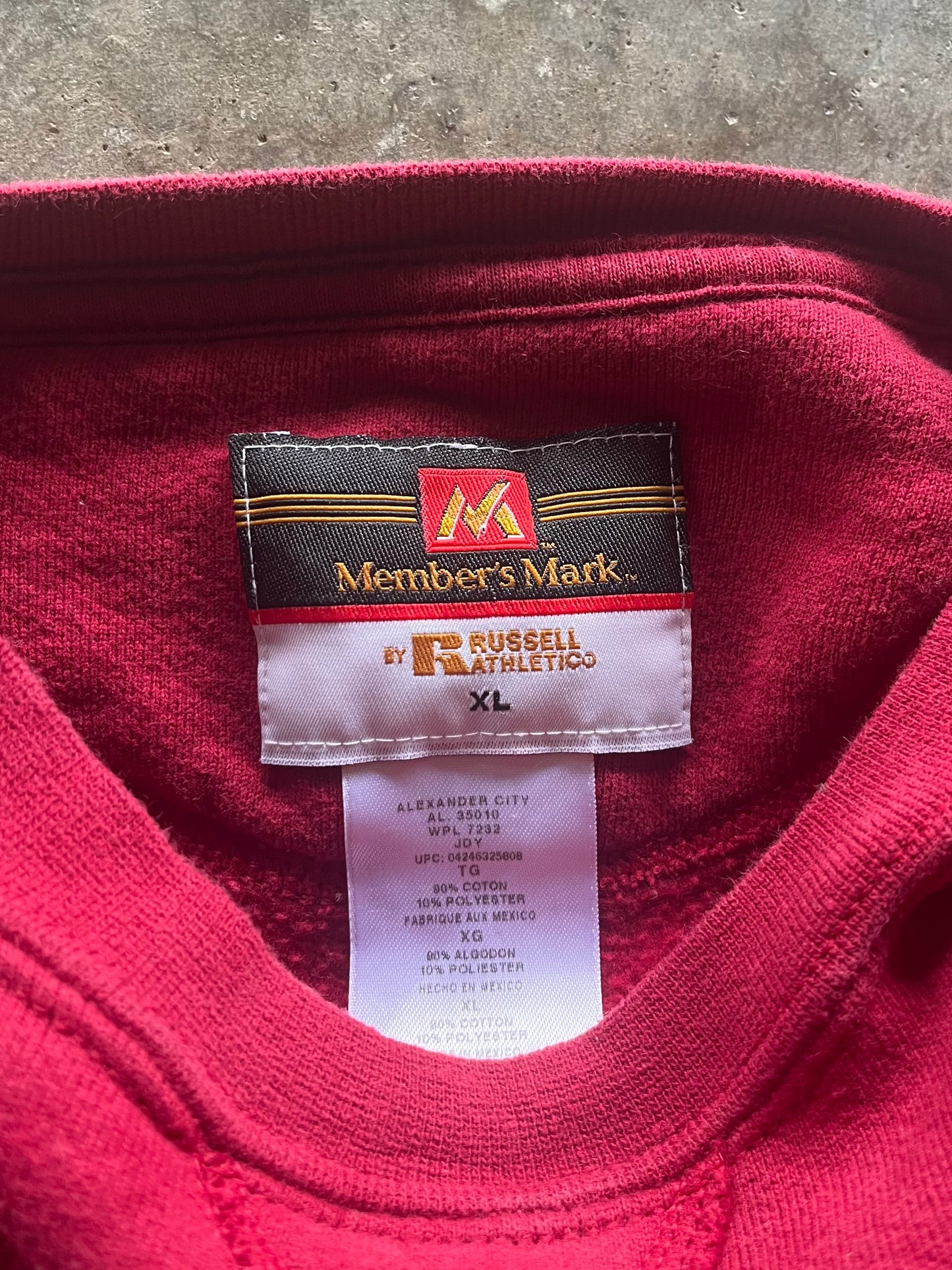 (L) Vintage Russell Athletics Red Sweatshirt