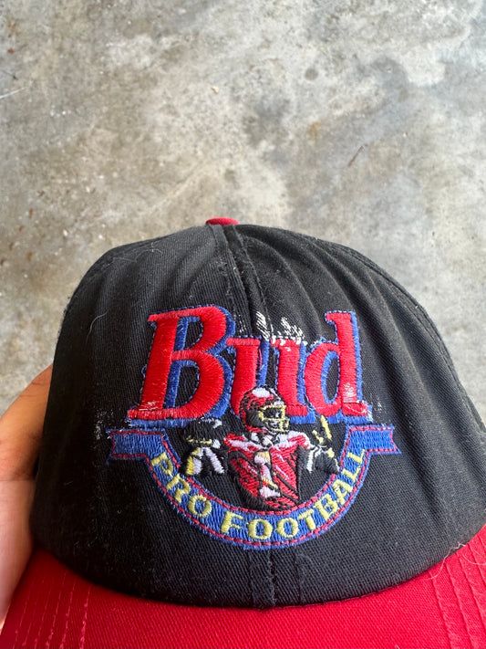 (OS) Vintage Budweiser Football Hat