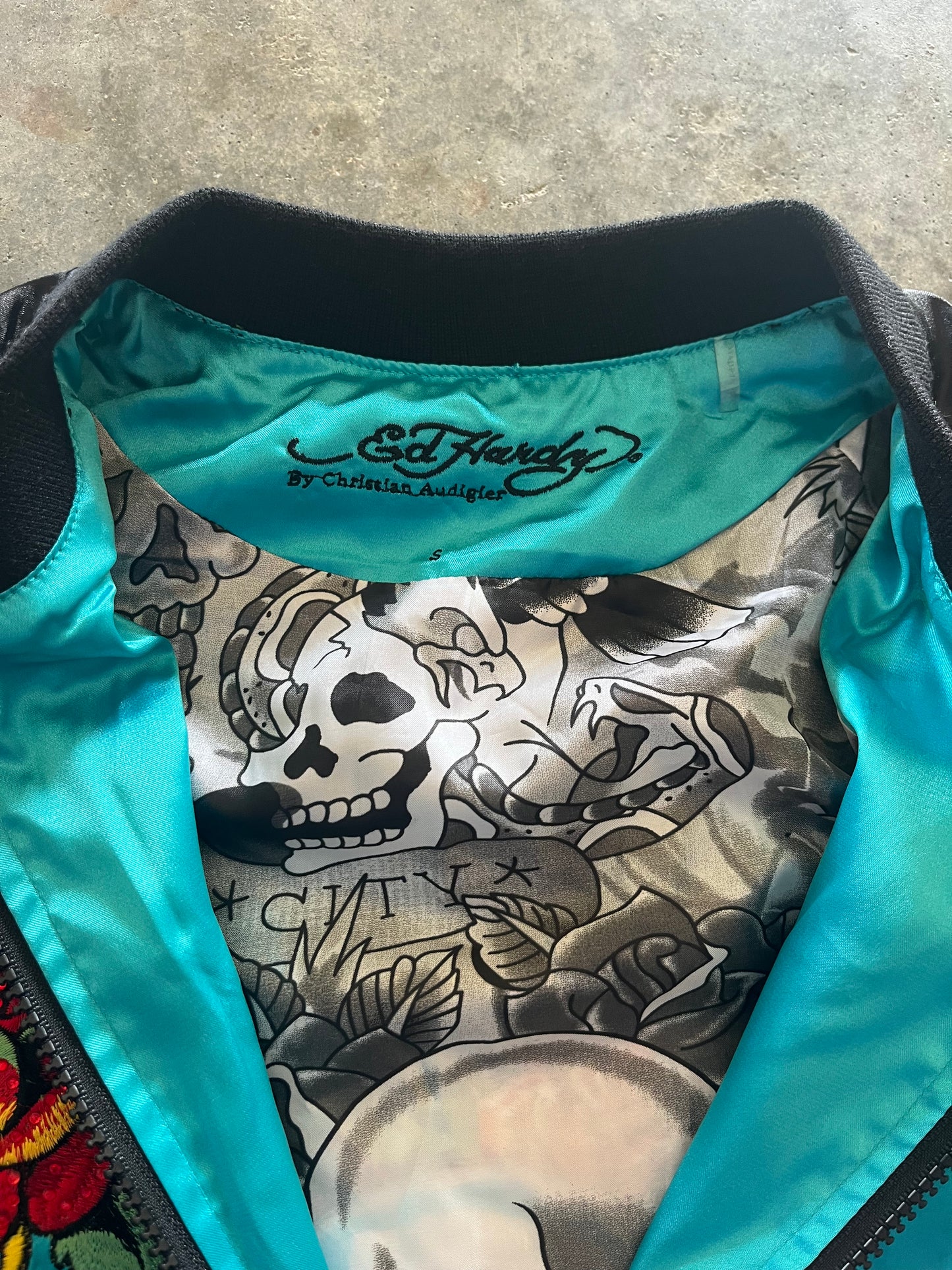 (S) 00s Ed Hardy Nylon Jacket