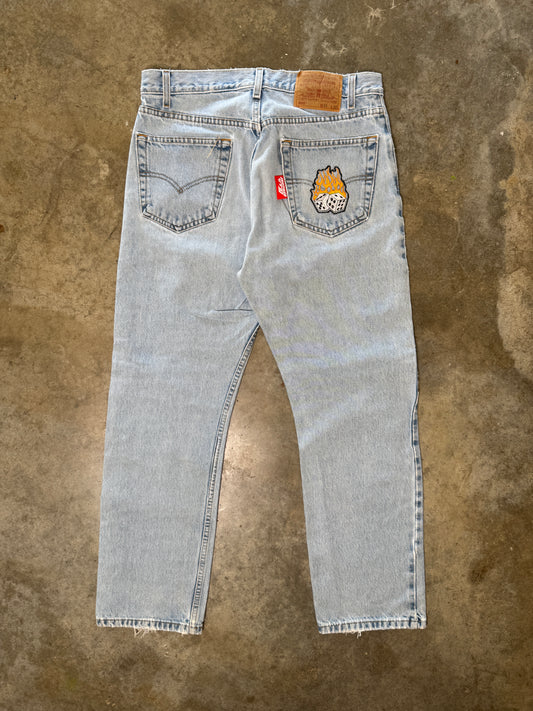 (33 x 30) New VTG Dice Jeans