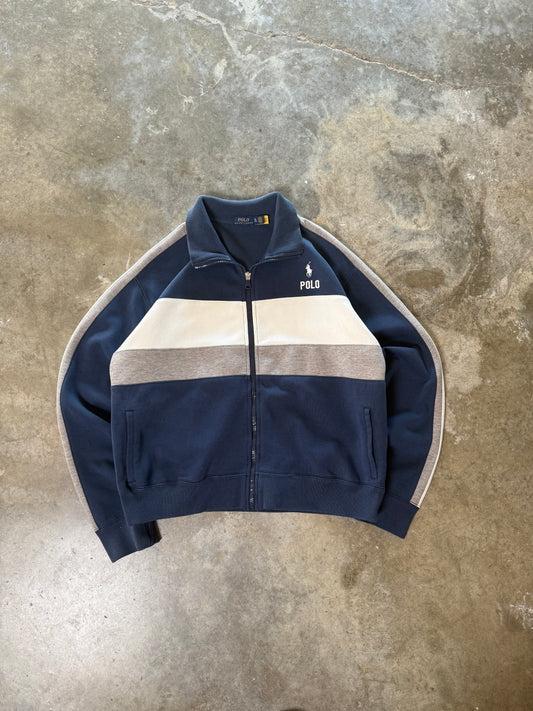 (XL) Vintage Polo Zip-Up