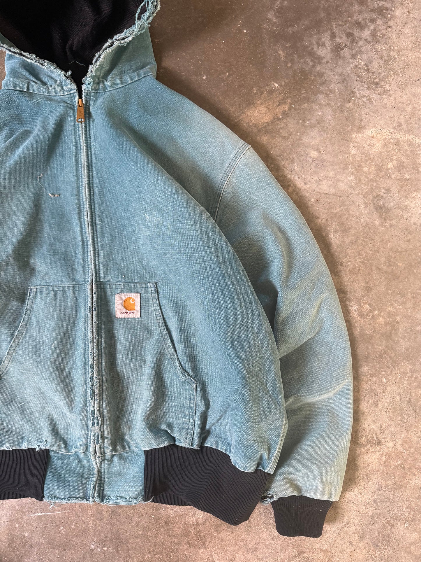 (XXL) Vintage Carhartt Hooded Jacket