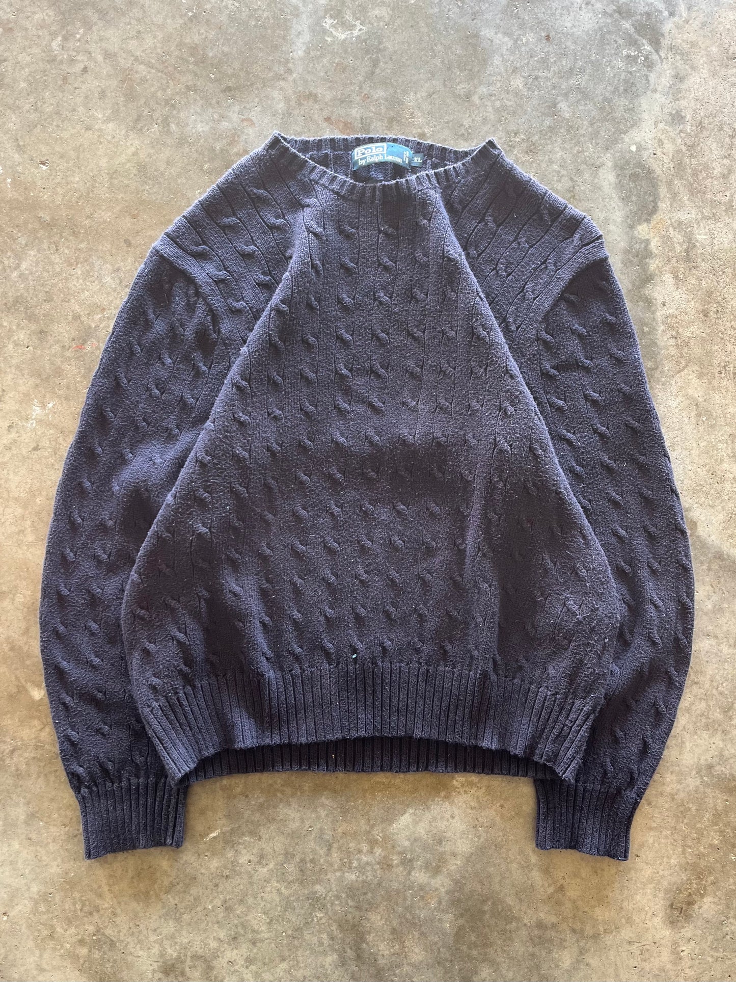 (XL) Vintage Polo Sweater