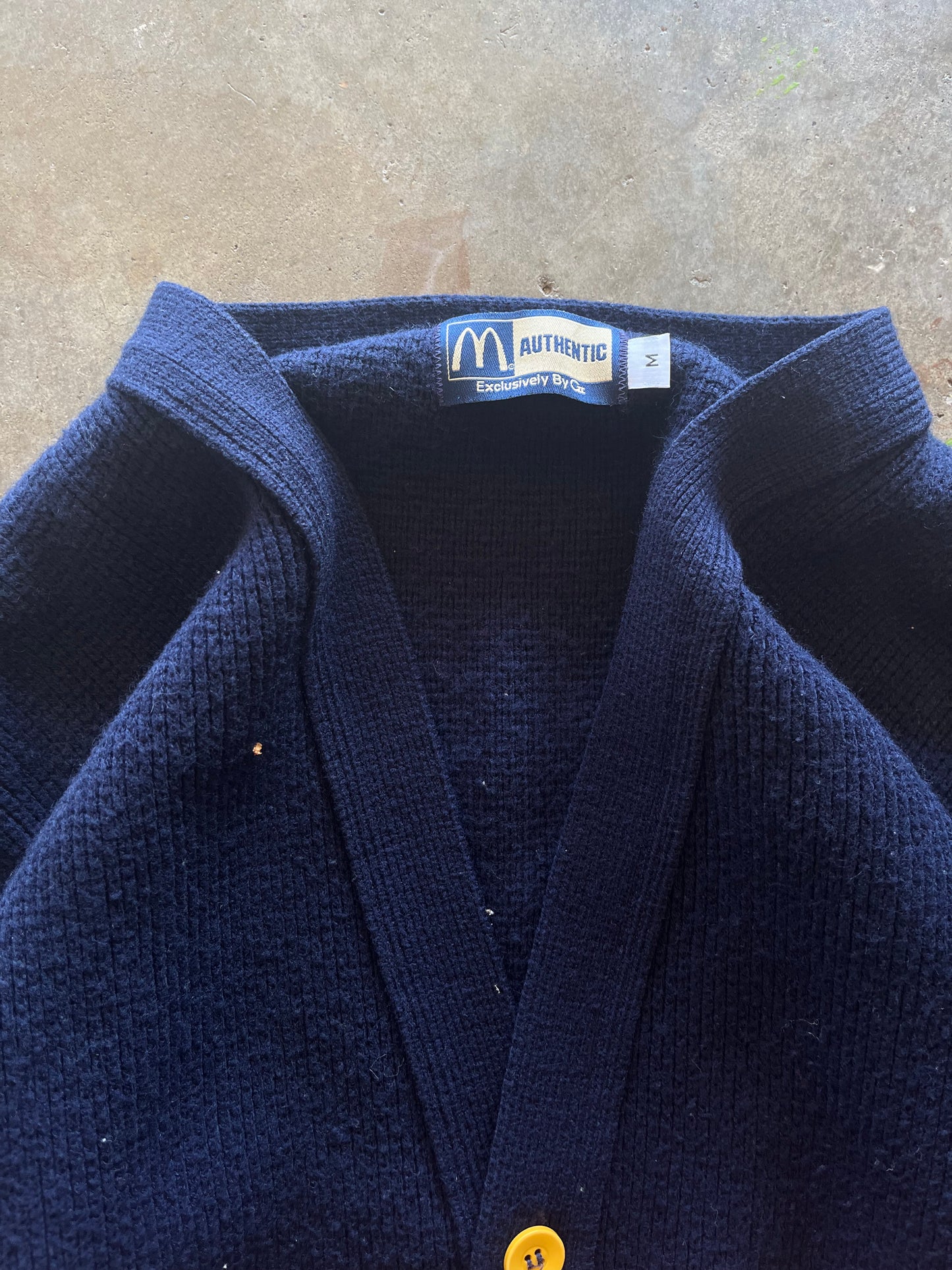 (M) Vintage McDonalds Cardigan