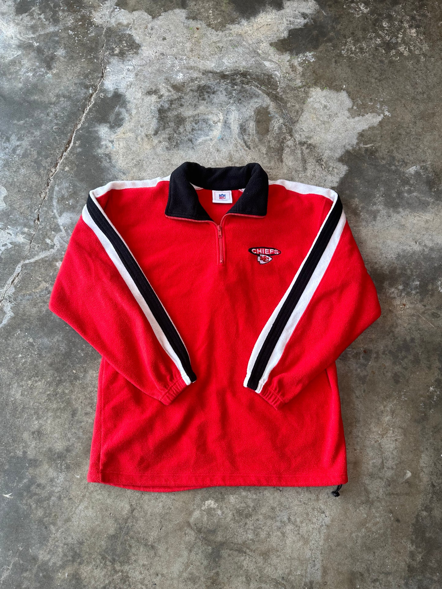 (L) 00s Chiefs Fleece Quarter-Zip