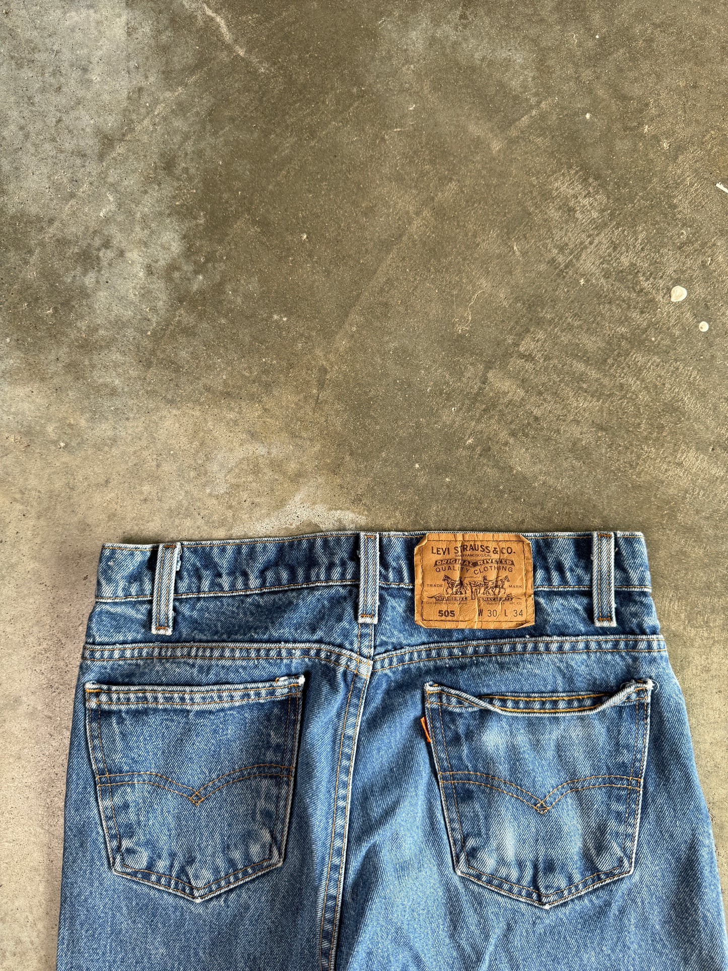 (30 x 34) Levi Orange Tab Denim Jeans