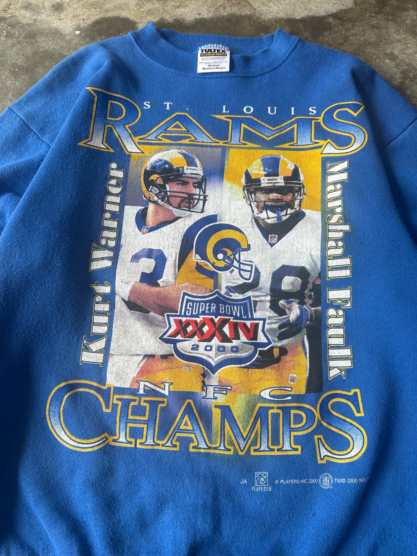 (M) 2000 Rams Champs Sweatshirt