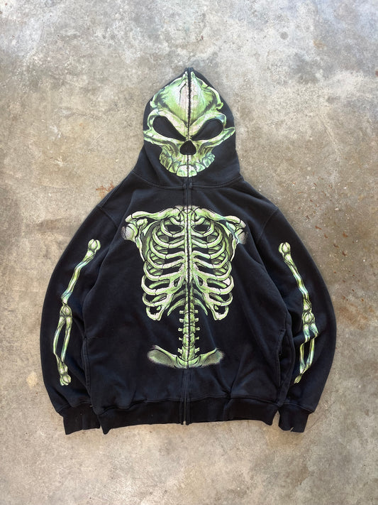 (M) 00s Skeleton Full-Zip Jacket
