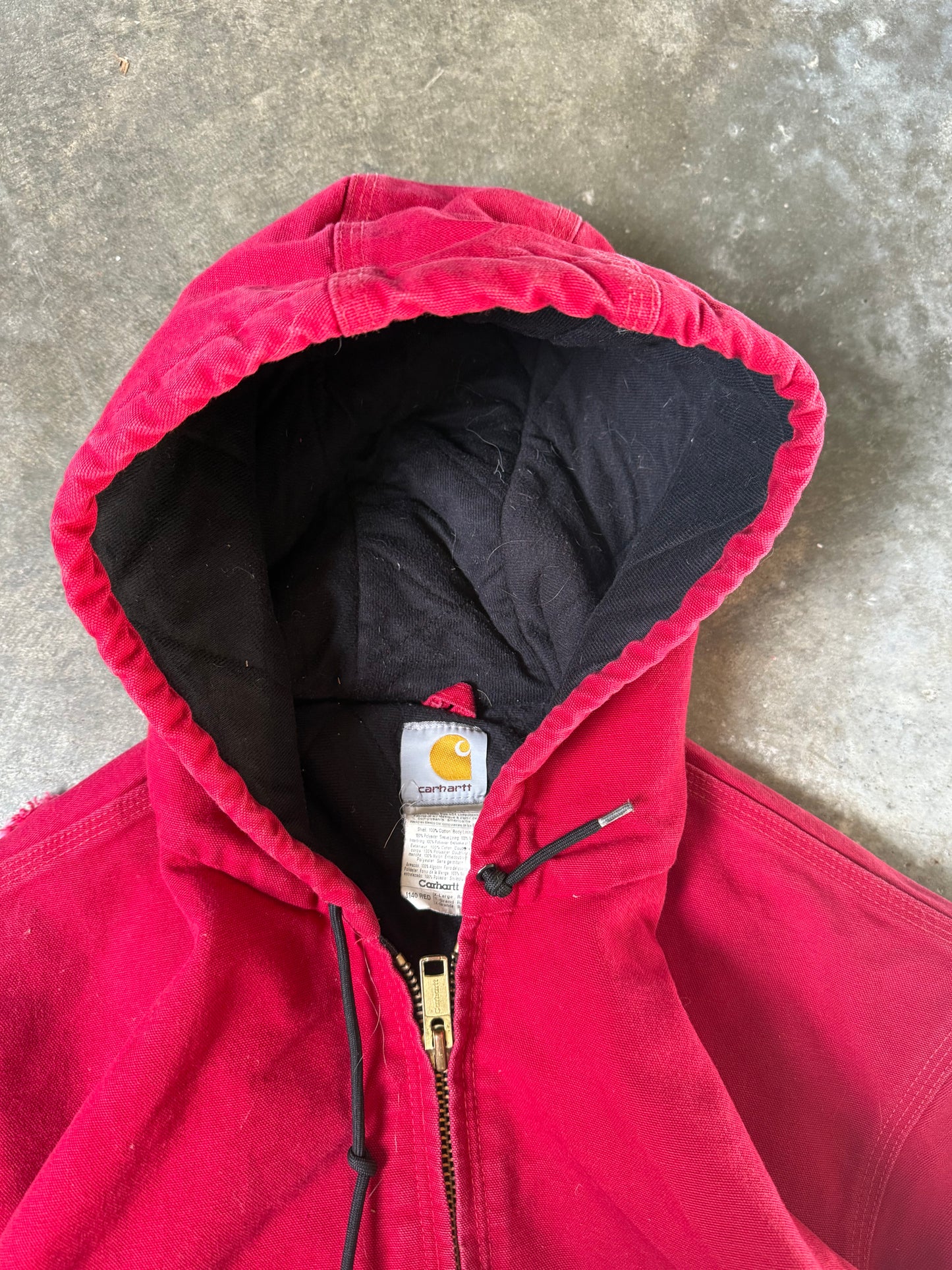 (XL) Vintage Carhartt Hooded Jacket