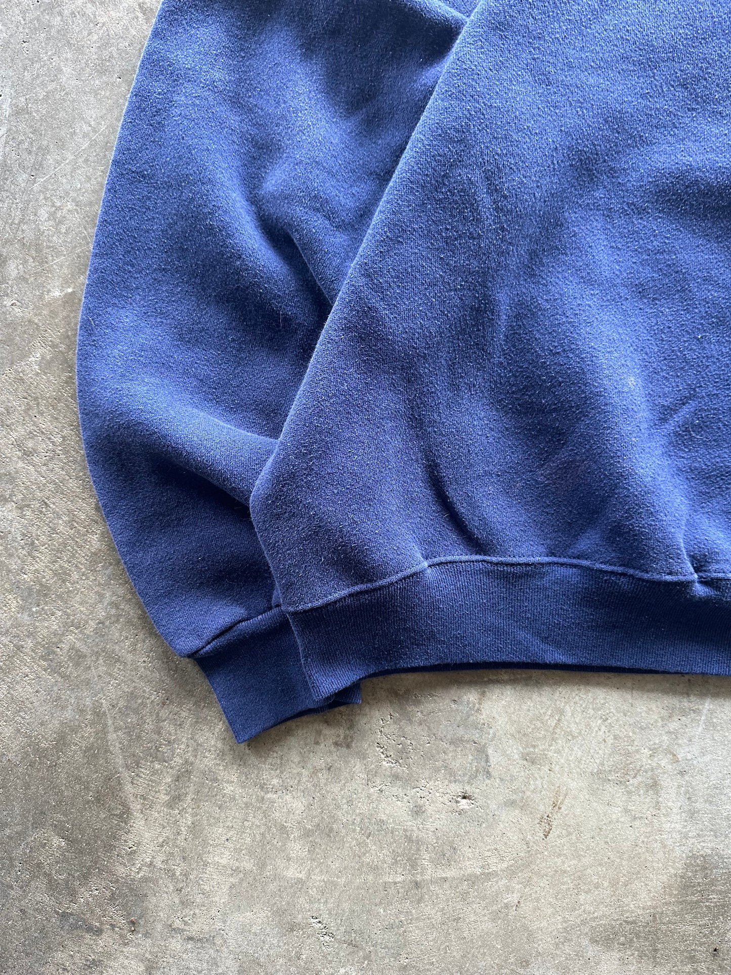 (L) Vintage Tultex Ocean-Blue Blank Sweatshirt