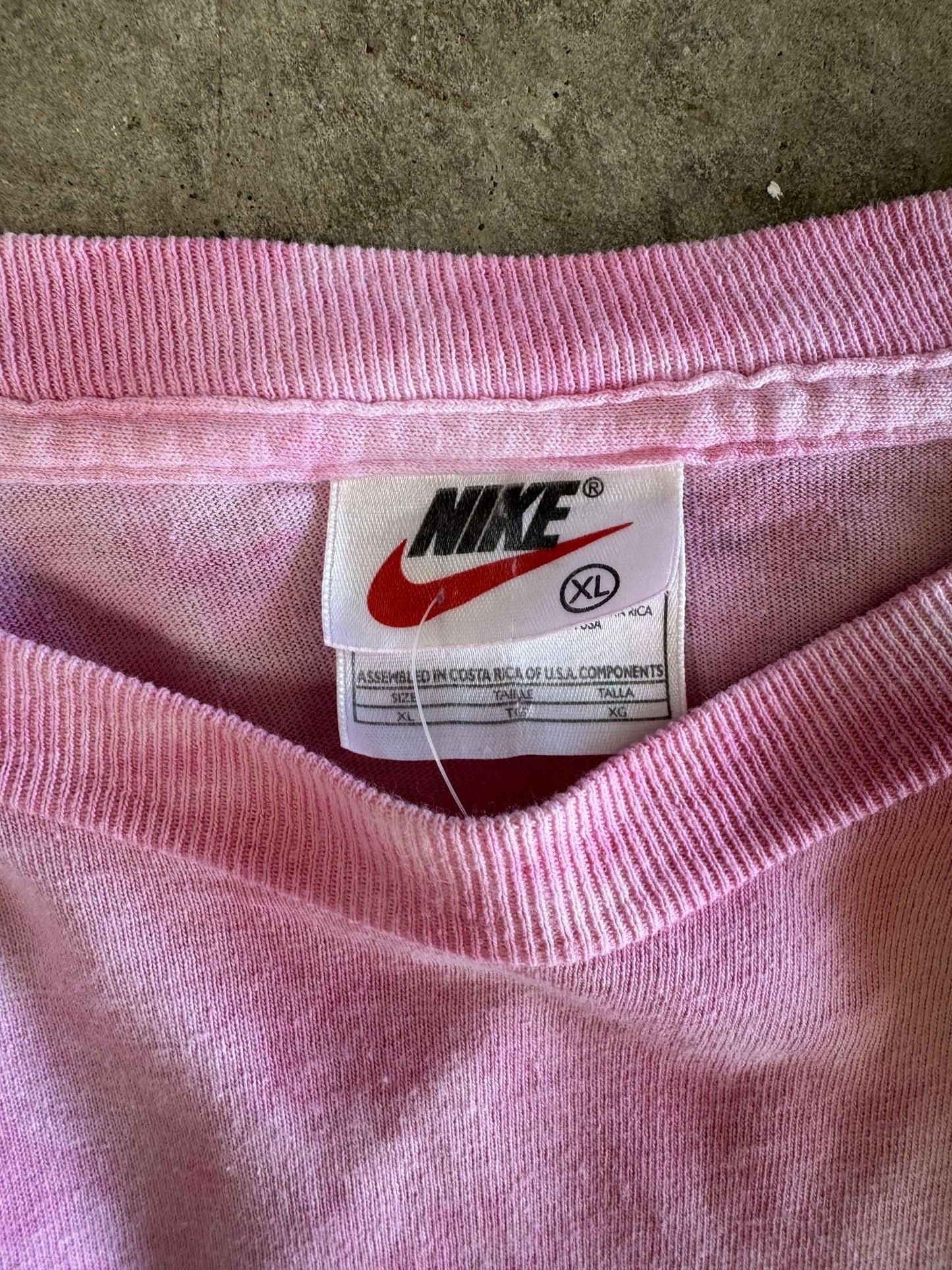 (XL) 00s Nike Dyed Tee PINK