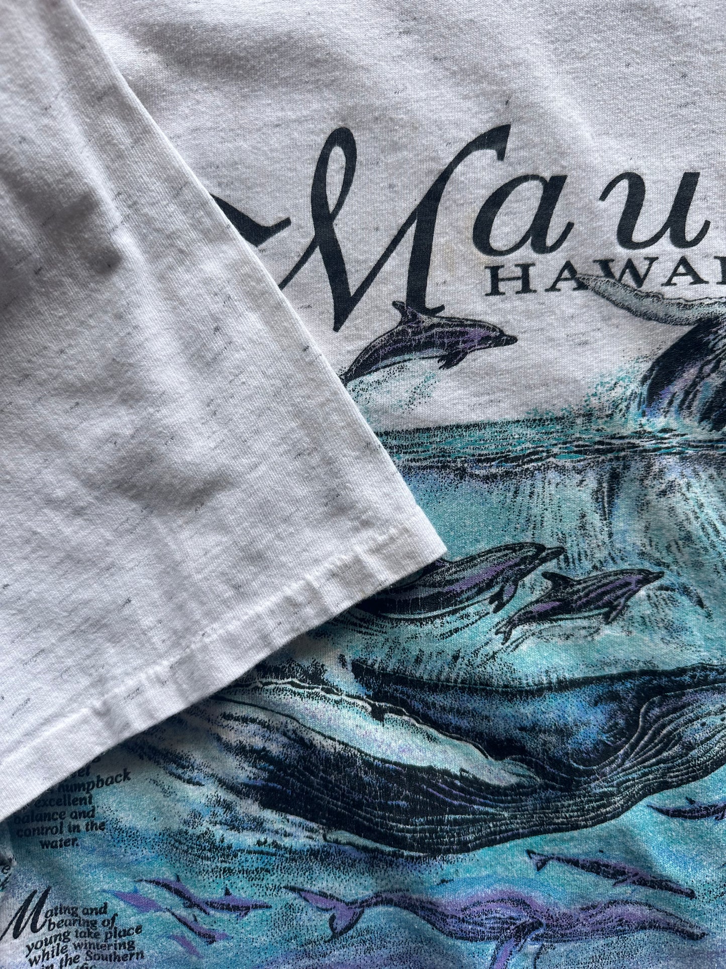 (XXL) Vintage Maui Hawaii Whale Tee