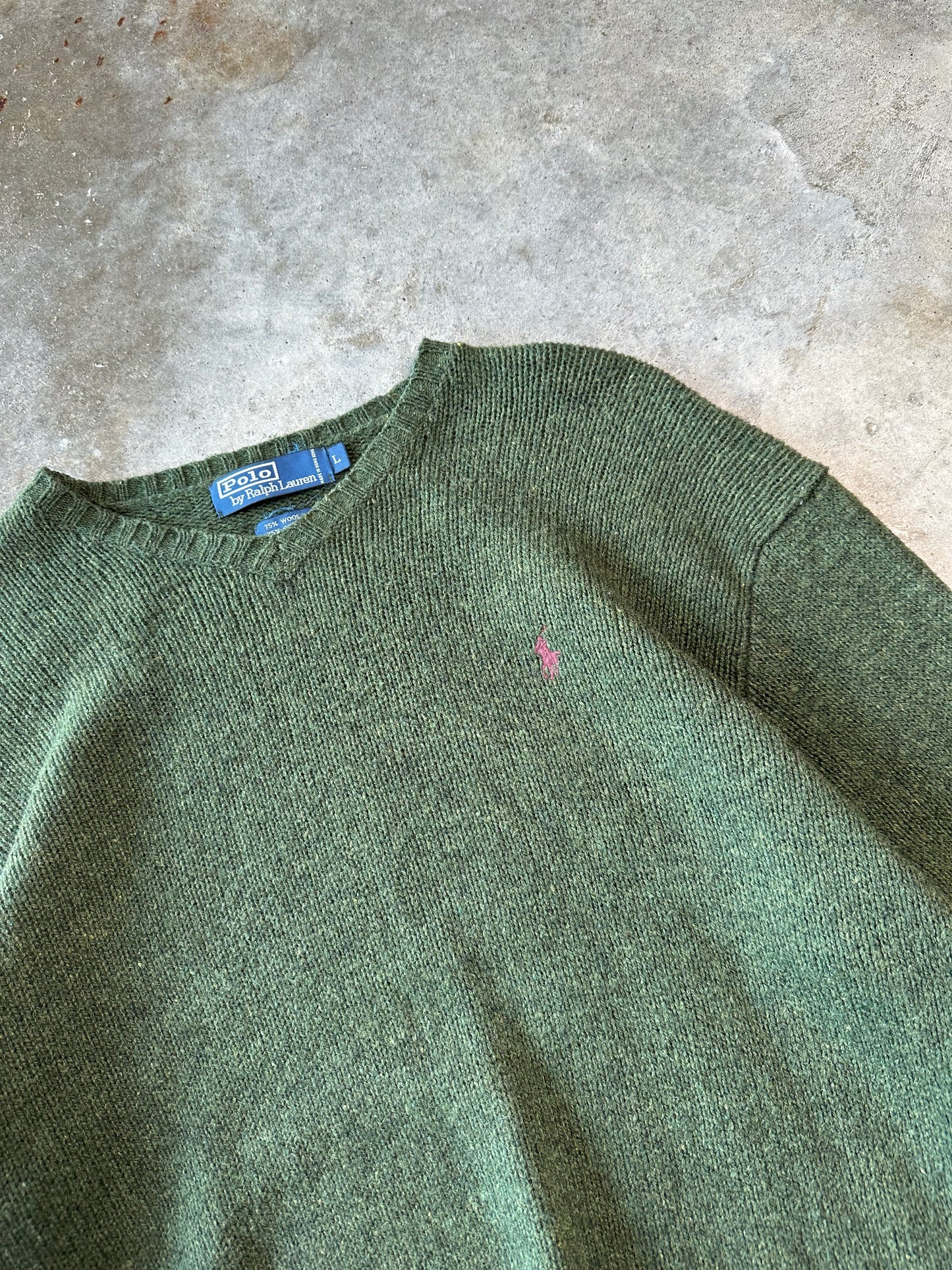 (XL) Vintage Polo Sweatshirt