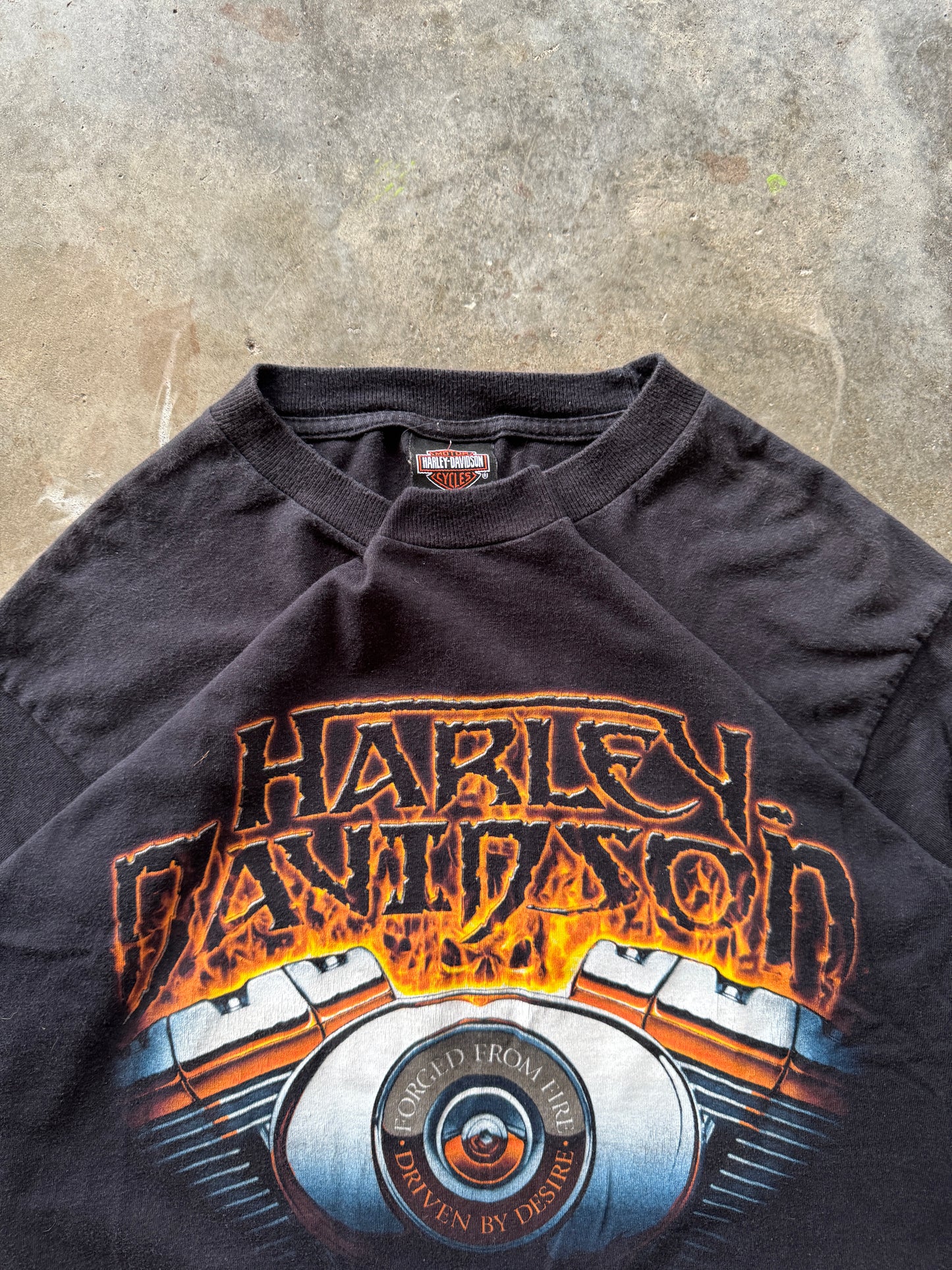 (L) Vintage Harley Tee