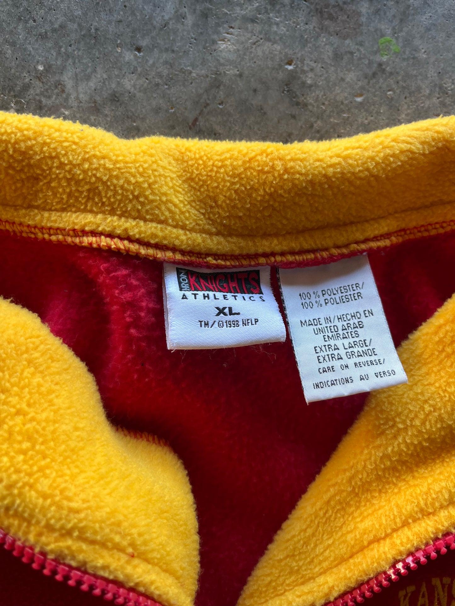 (XL) Vintage Chiefs Quarter-Zip