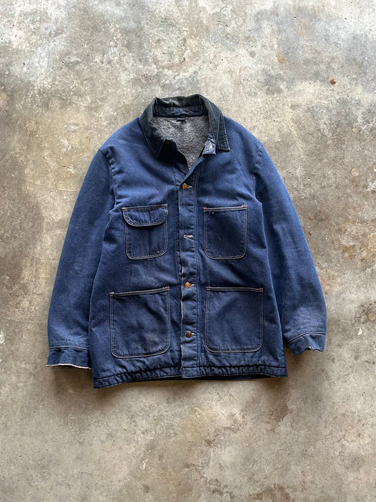 (XL) Vintage Denim Chore Button-Up