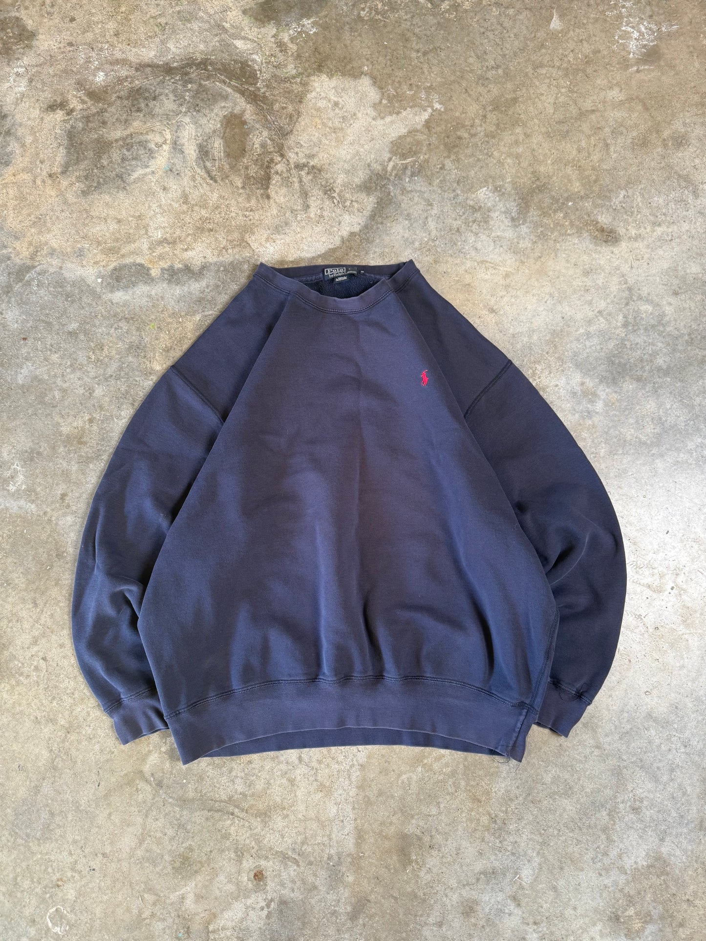 (XL) Vintage Polo Sweatshirt