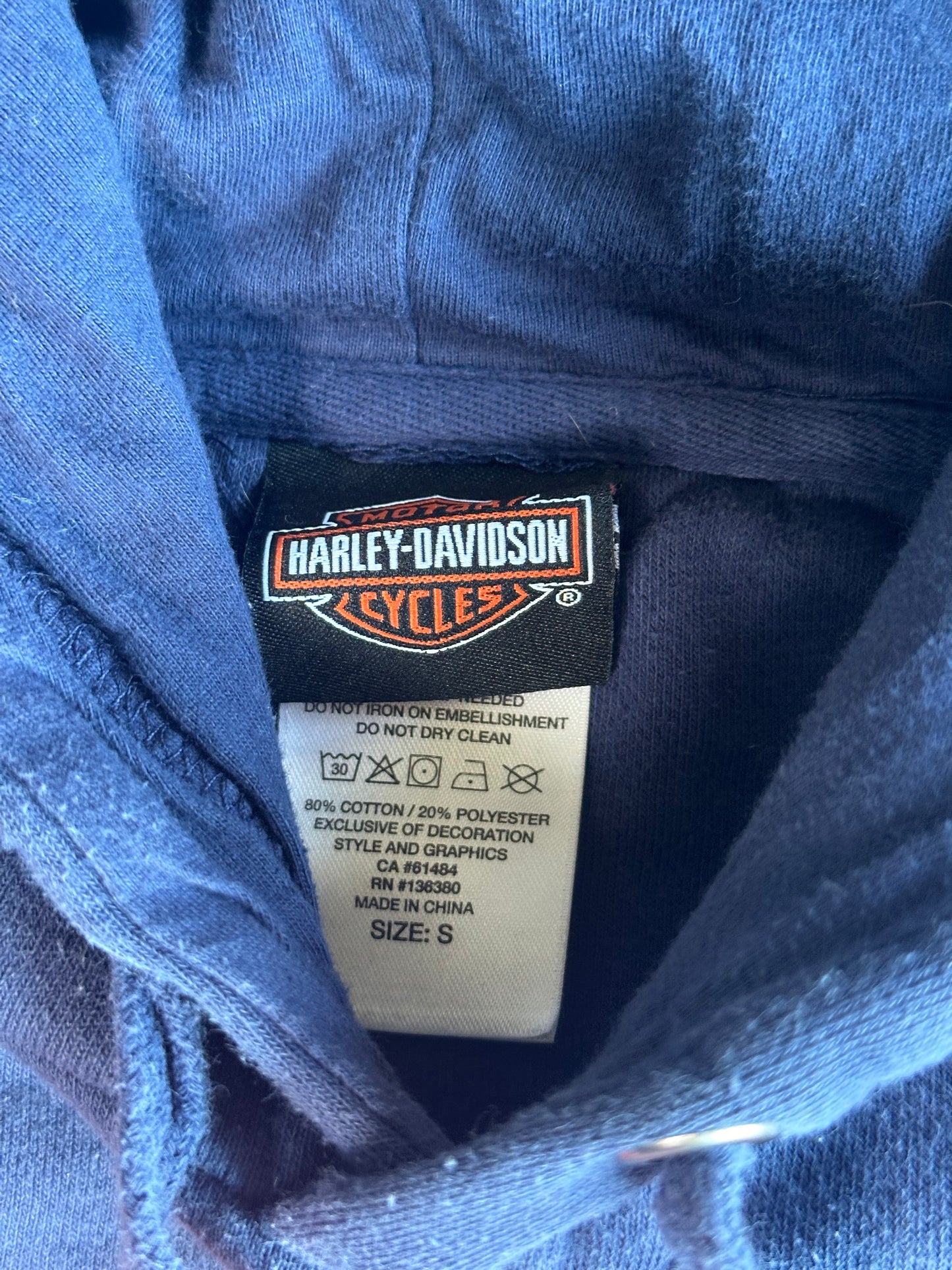 (S) 00s Harley Davidson Hoodie