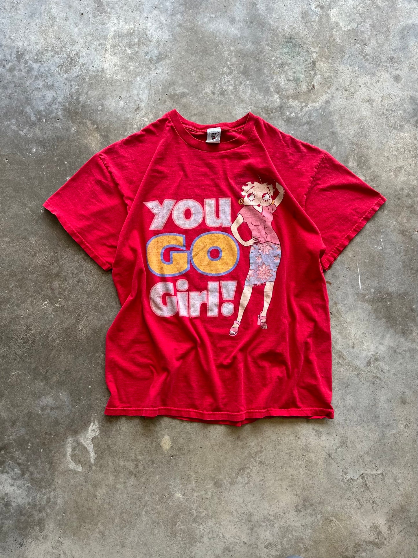 (XL) 00s Betty Boop 'You Go Girl' Tee