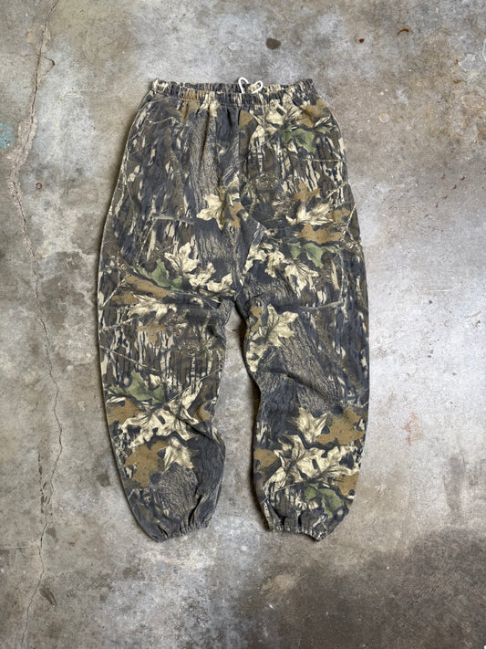 (L) Vintage Mossy Oak Camo Sweatpants