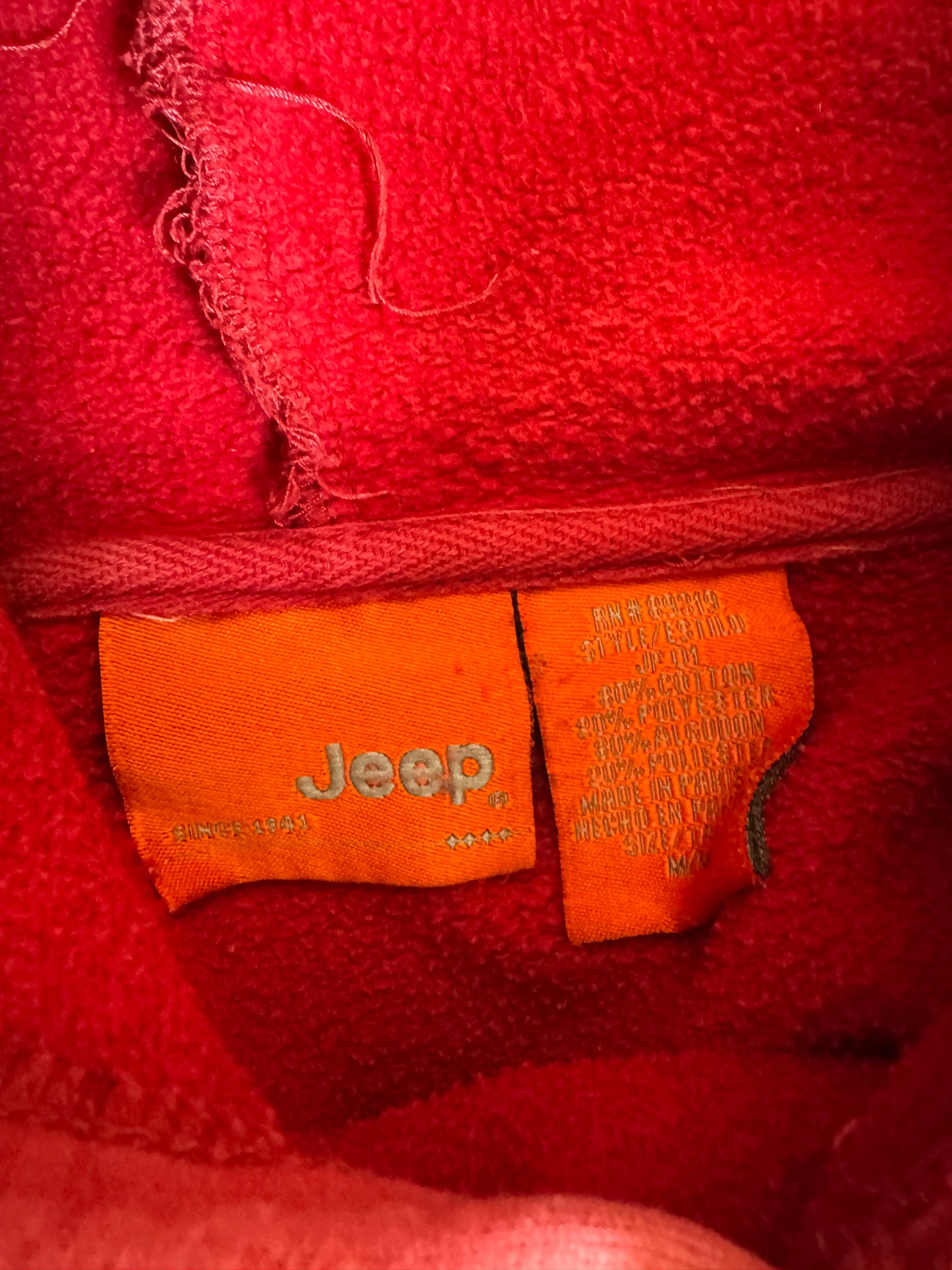 (M) Faded Jeep Hoodie