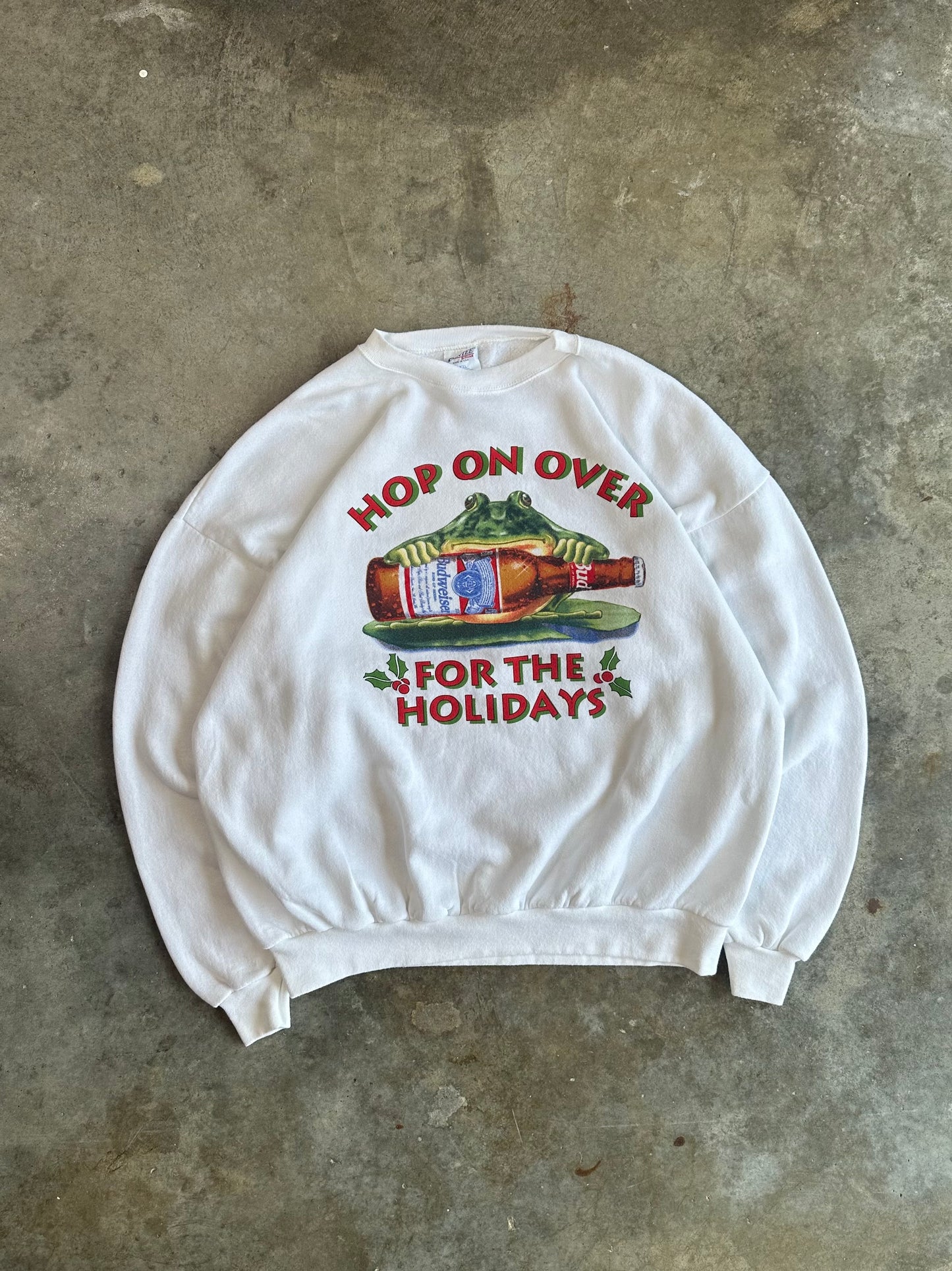 (XXL) Vintage Budweiser 'Frog' Sweatshirt