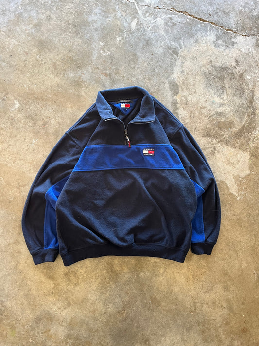 (XL) Vintage Tommy Hilfiger Fleece Quarter-Zip