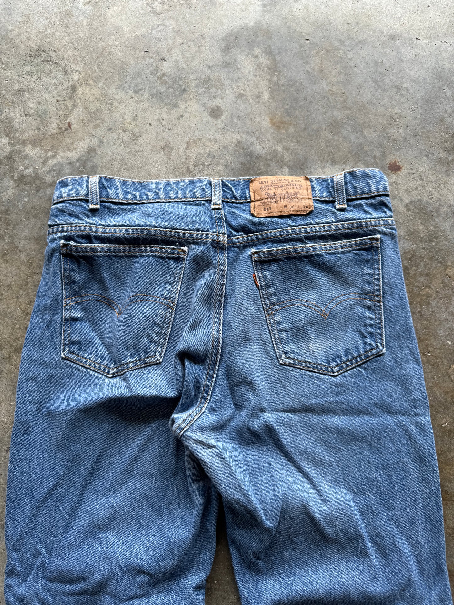 (36 x 34) Levi Orange Tab Denim Jeans