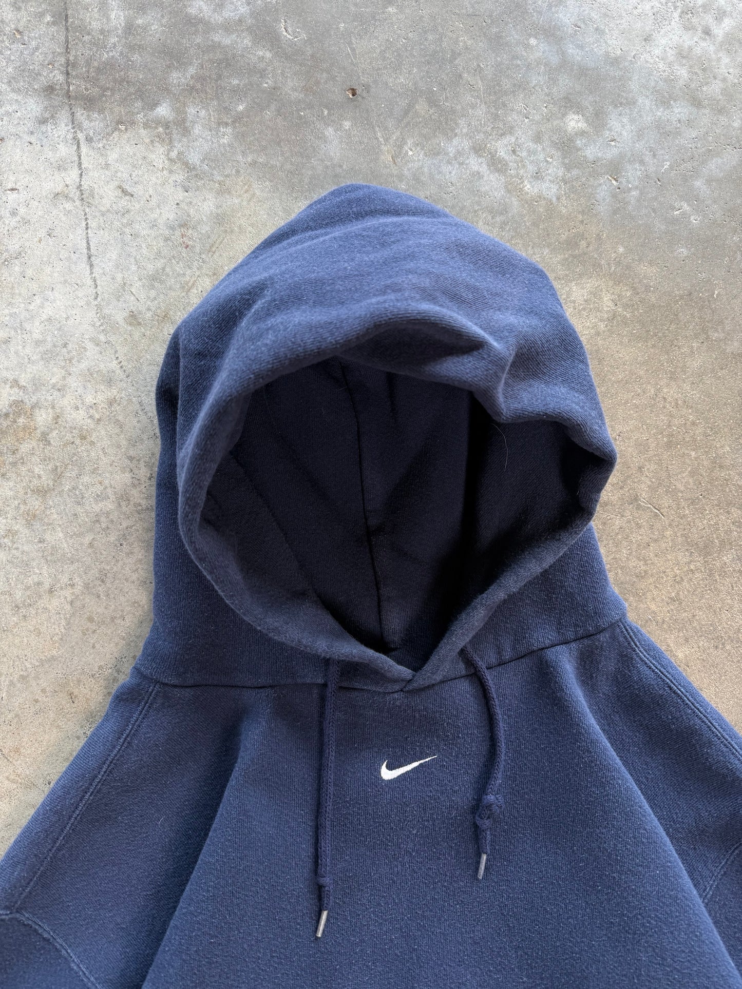 (L) Vintage Nike Center Swoosh Hoodie