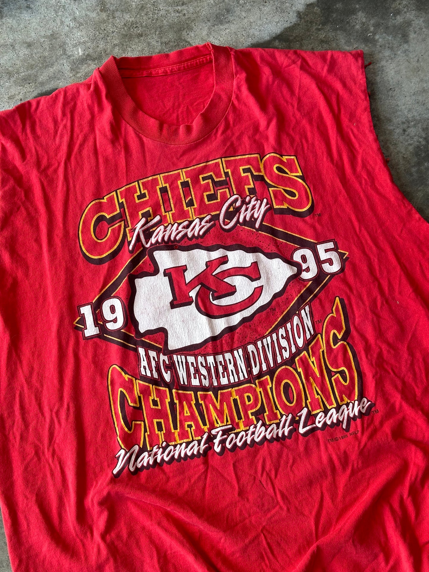 (XL) 1995 Chiefs Sleeveless Tee