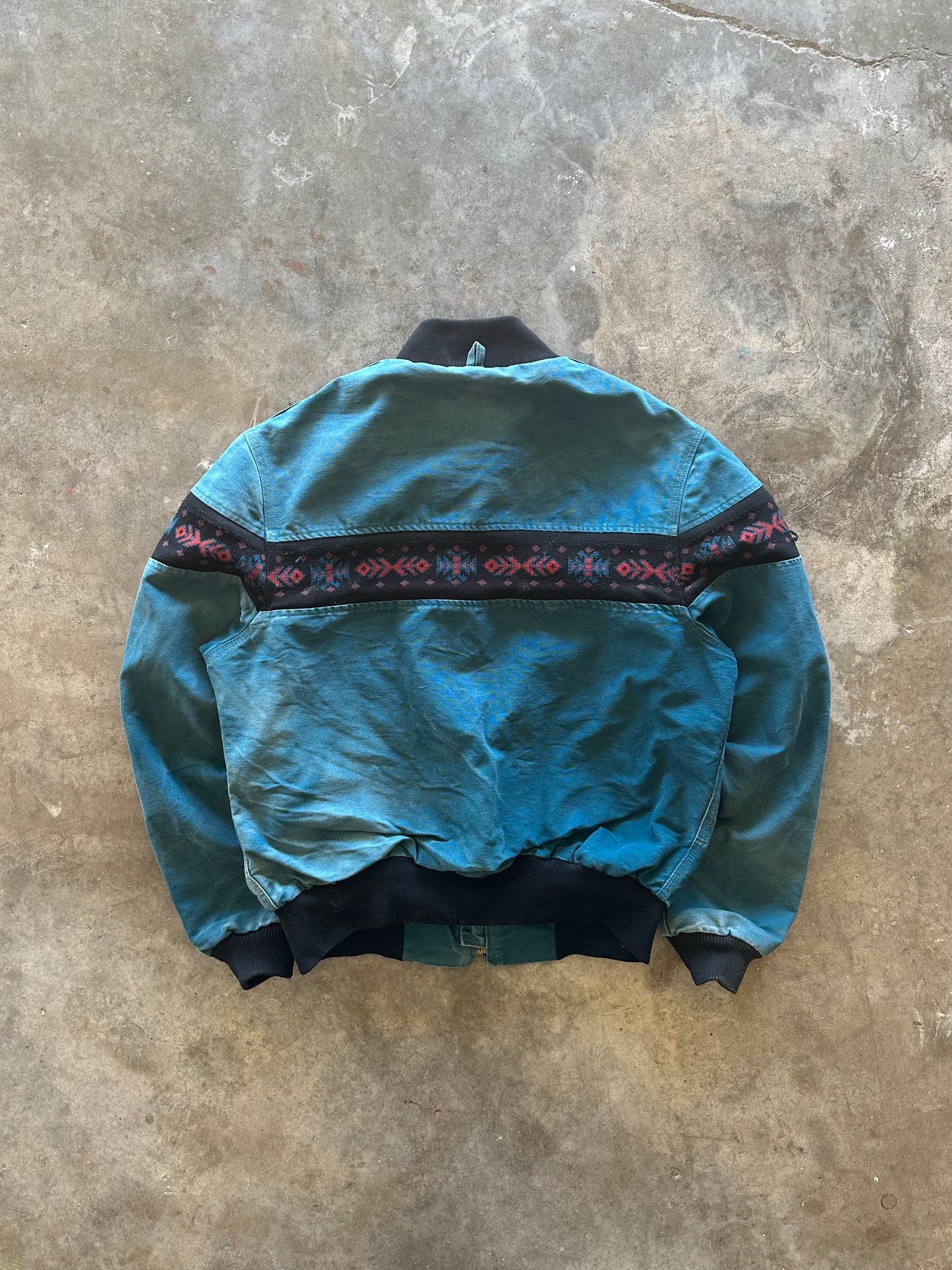 (L) Vintage Carhartt Aztec Jacket