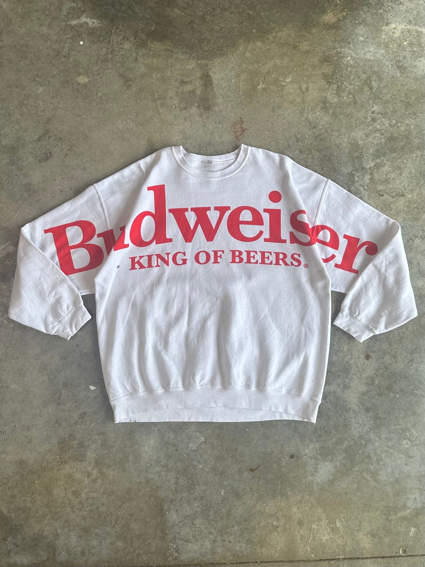 (XXL) 00s Budweiser Spell-Out Sweatshirt