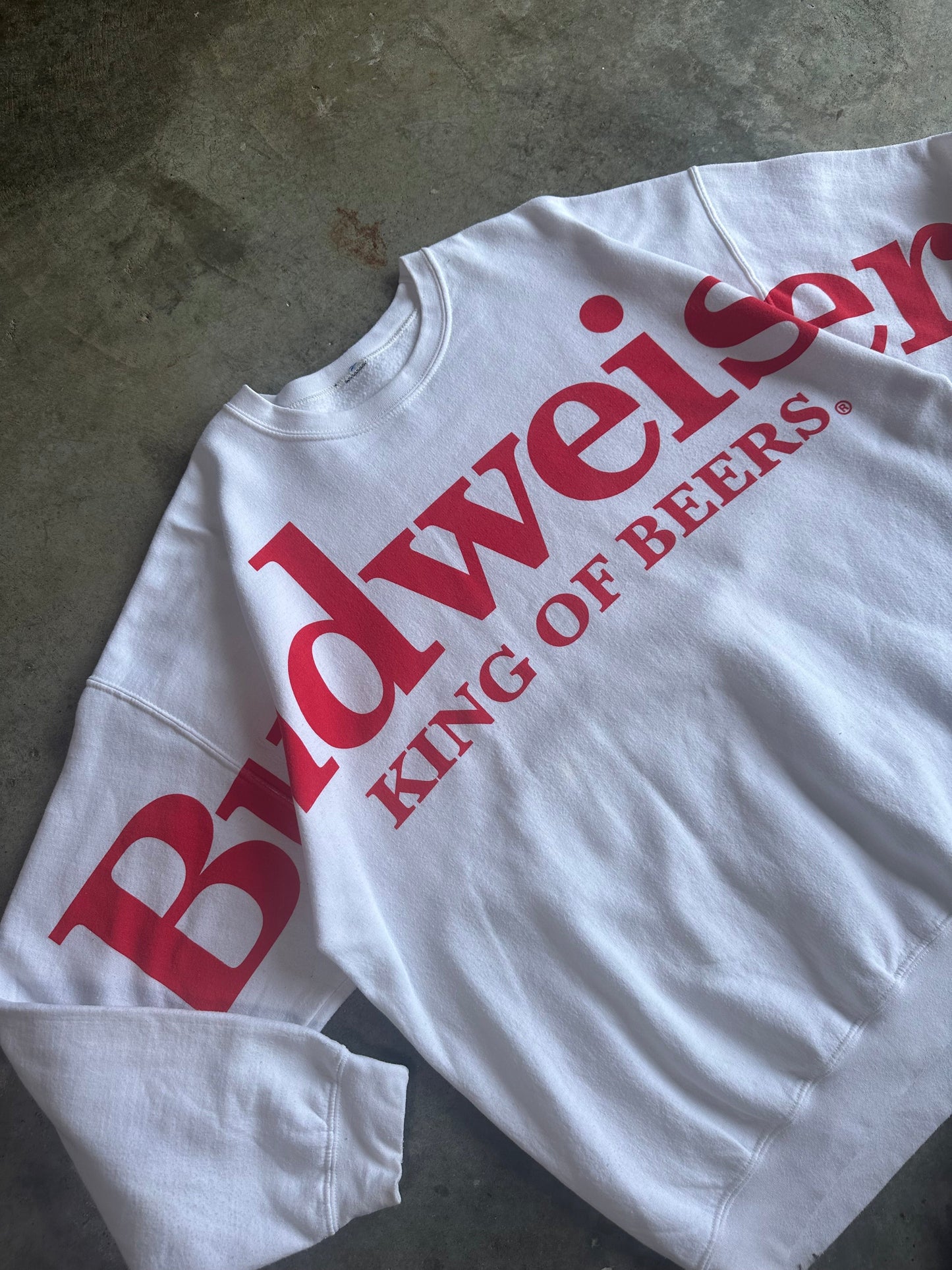 (XXL) 00s Budweiser Spell-Out Sweatshirt