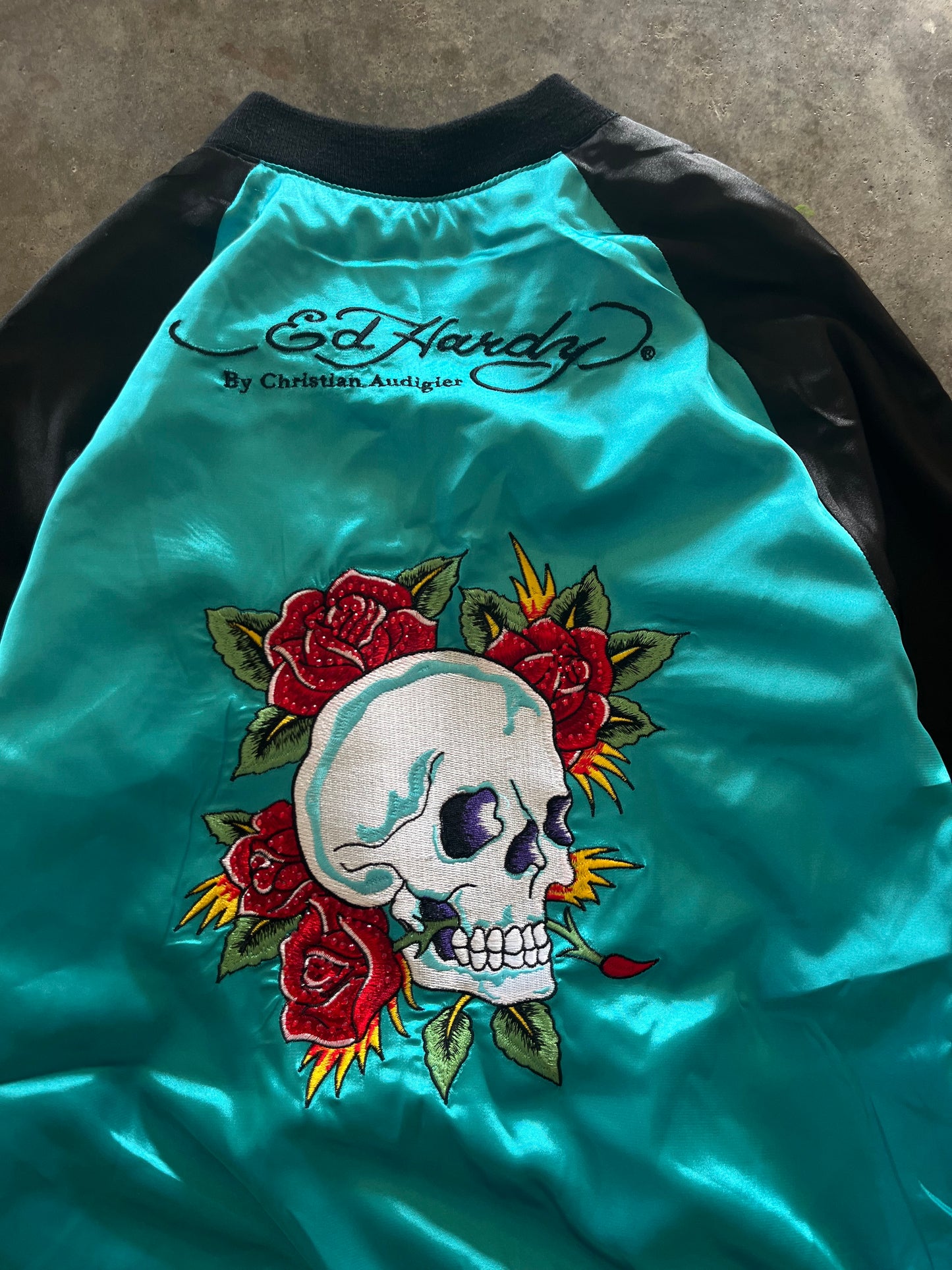 (S) 00s Ed Hardy Nylon Jacket