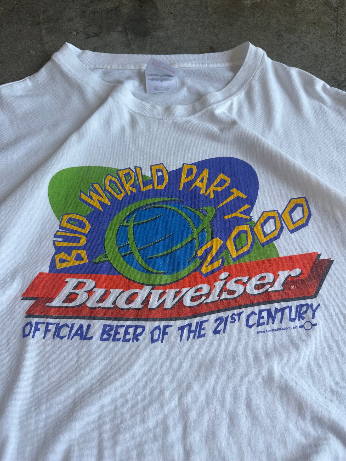 (XL) 1999 Budweiser World Party Tee