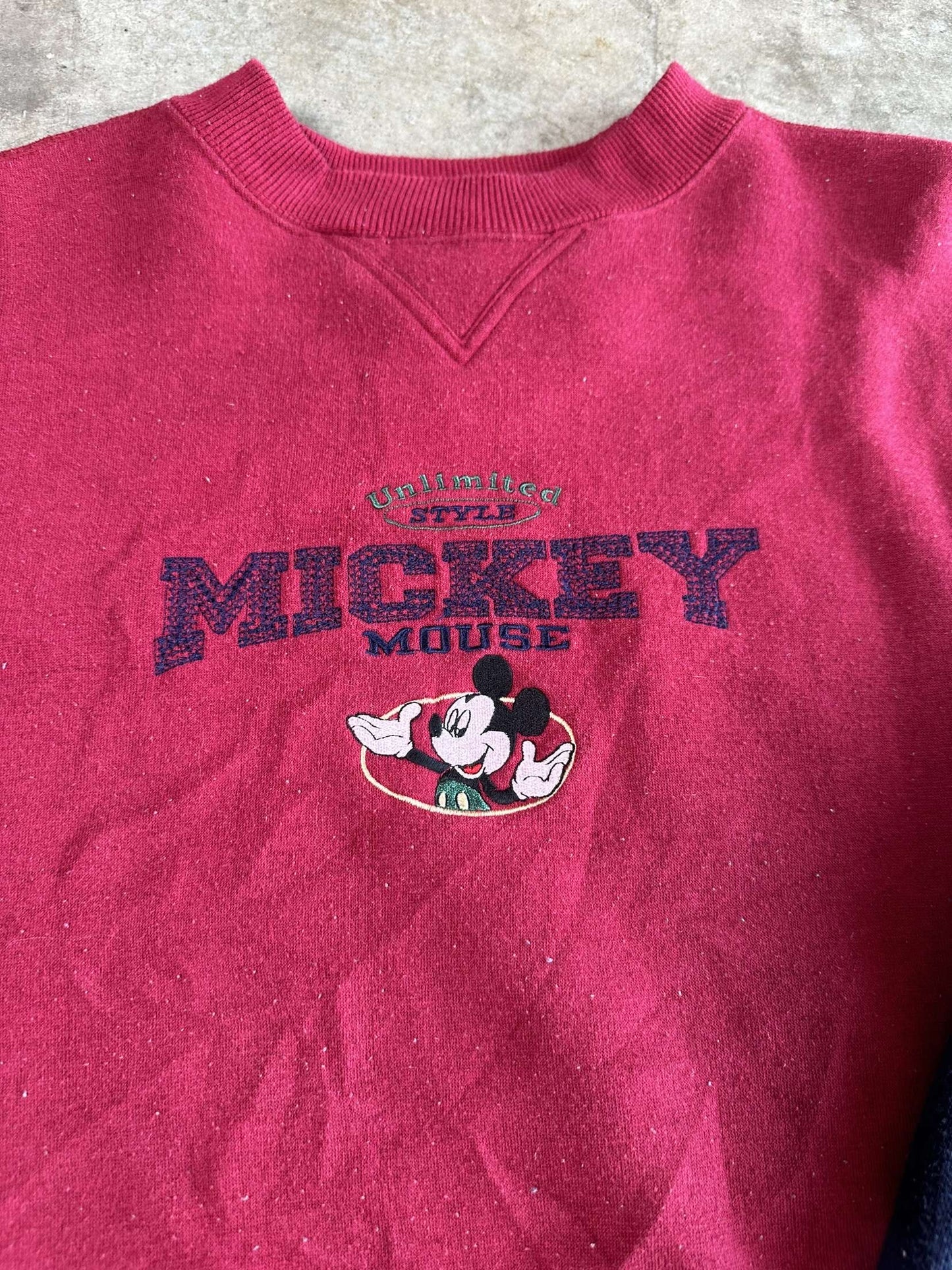 (XL) Vintage Mickey Mouse Sweatshirt