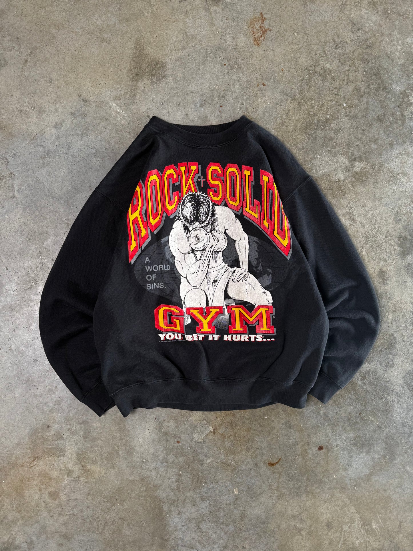 (L) 1994 Jesus Gym Sweatshirt