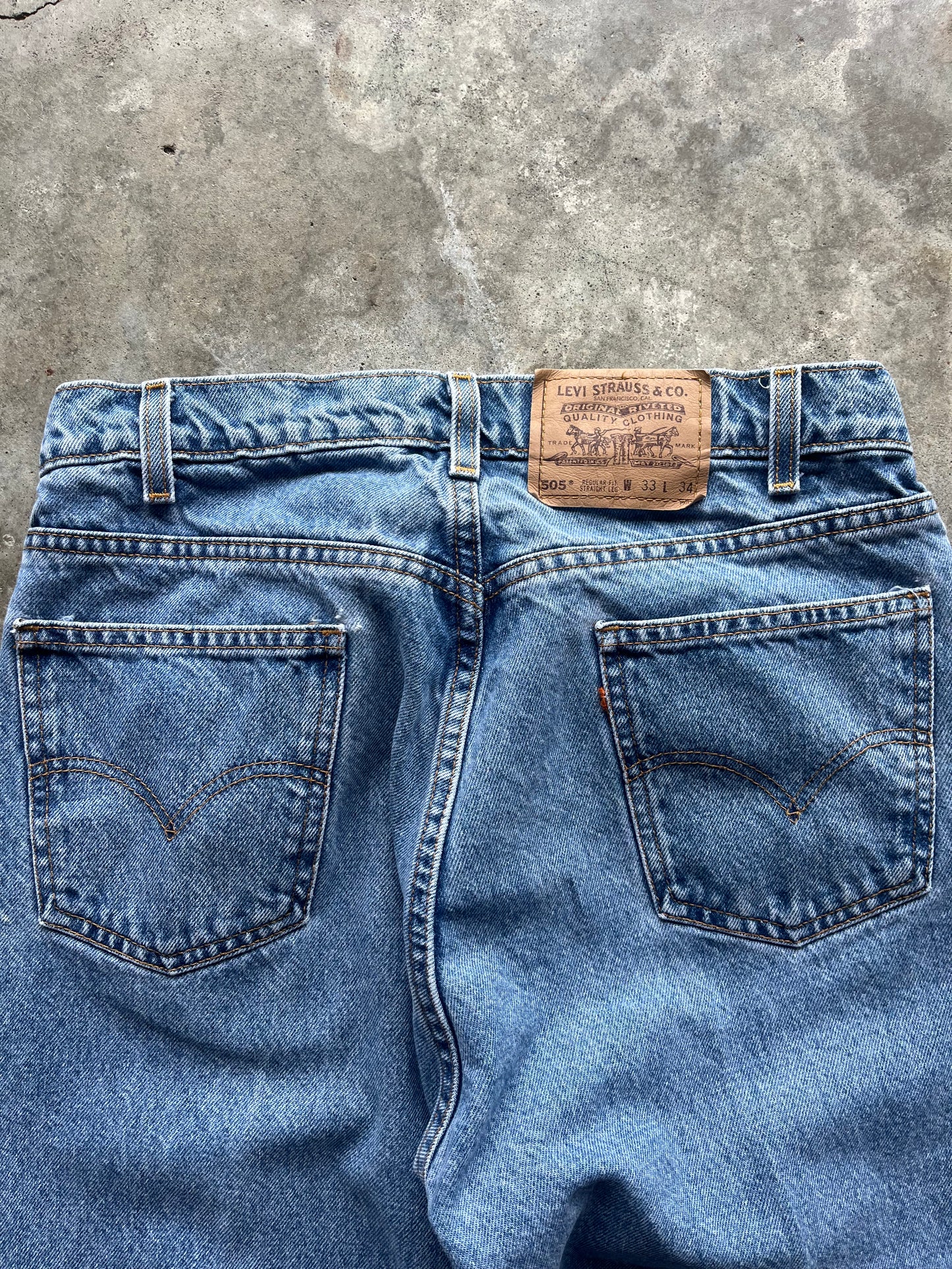 (33 x 34) Levi Orange Tab Jeans