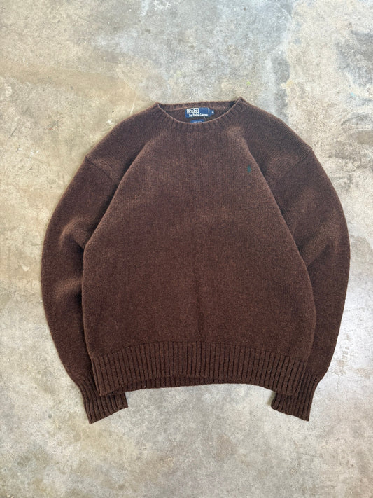 (XL) Vintage Polo Wool Sweater