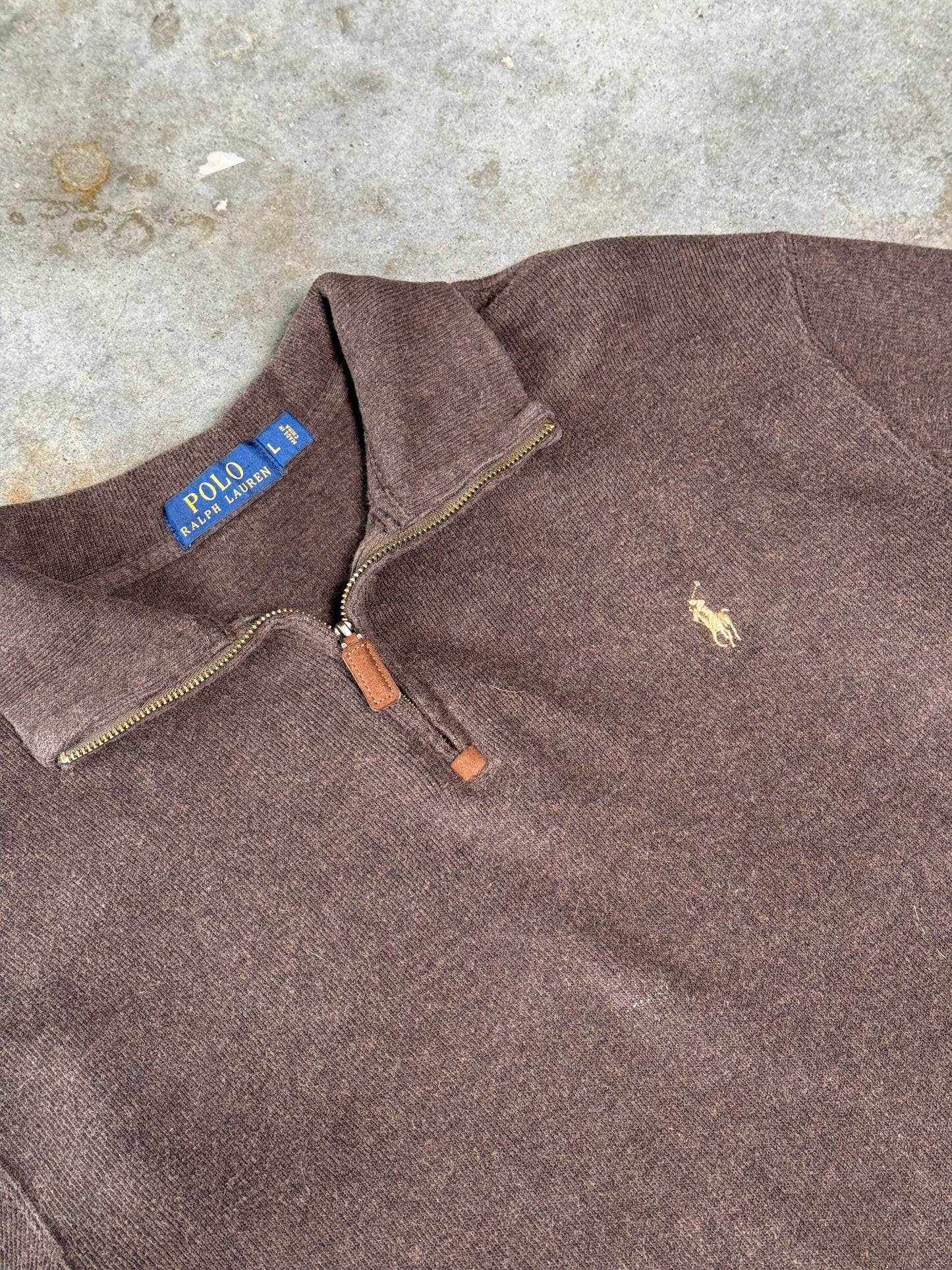 (L) 00s Polo Quarter-Zip